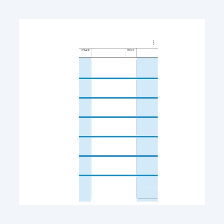 Comande a 7 tagliandi snap 2 copie — 96812 | Ecotempo