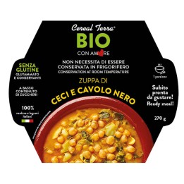 Zuppa ceci e cavolo nero 300 gr Cereal Terra | Ecotempo