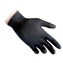 Guanti in nitrile N81 tg M nero Reflexx conf. 100 pezzi | Ecotempo