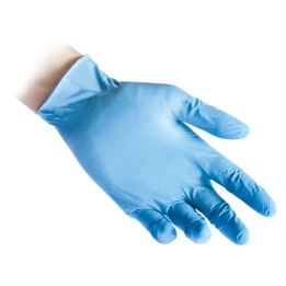 Guanti in nitrile R77 tg L azzurro — 96916 | Ecotempo