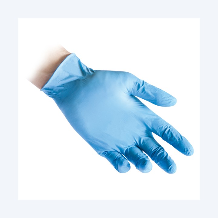 Guanti in nitrile R77 tg L azzurro — 96916 | Ecotempo