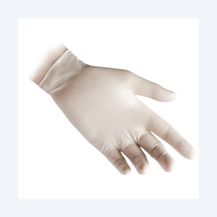 Guanti in lattice R40 c/polvere tg S — 96919 | Ecotempo