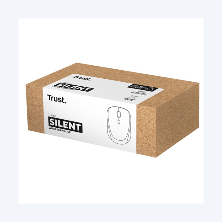 Mouse wireless TM-201 silenzioso Trust | Ecotempo