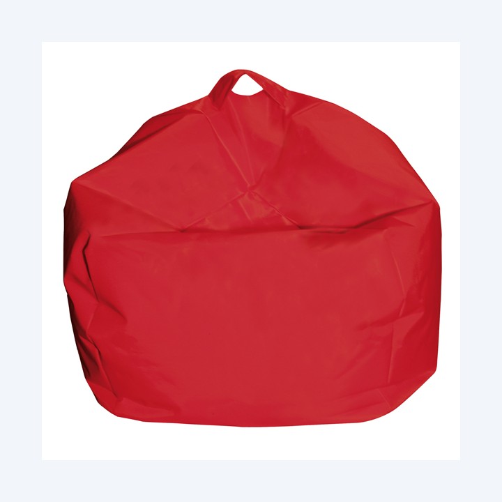 Pouf Comodone 62 x 65 cm rosso King Collection | Ecotempo