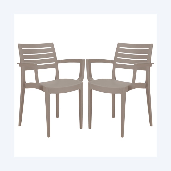 Sedia Firenze con braccioli 59 x 51 x — 97494 | Ecotempo