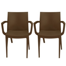 Sedia Venice con braccioli 59 x 51 x 80 — 97497 | Ecotempo