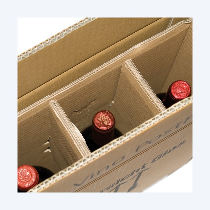 Scatola Wine Pack 4 bottiglie 21,2 x — 97527 | Ecotempo