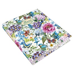 Raccoglitore Nature Flowers A5 4 anelli — 97633 | Ecotempo