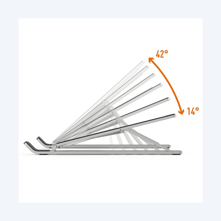 Supporto alza notebook Fold fino a 15' Durable | Ecotempo