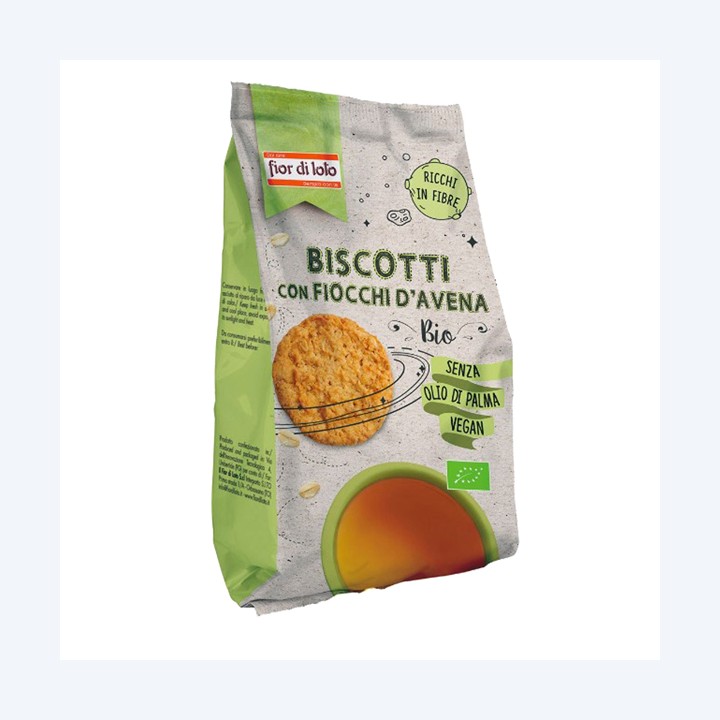 Biscotti biologici con fiocchi di avena — 97866 | Ecotempo