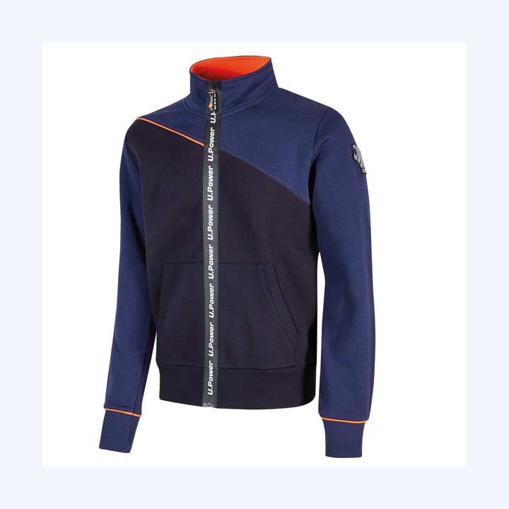 Felpa Uranus taglia XL blu U-Power | Ecotempo