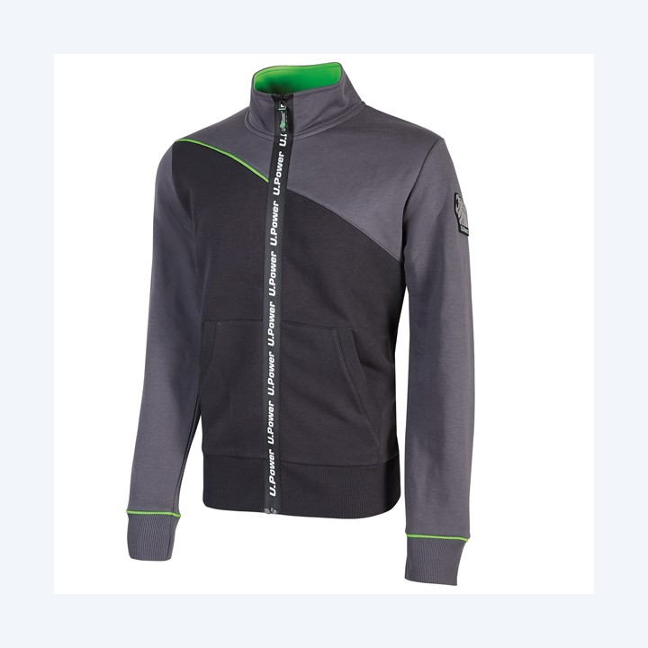 Felpa Uranus taglia L grigio U-Power | Ecotempo