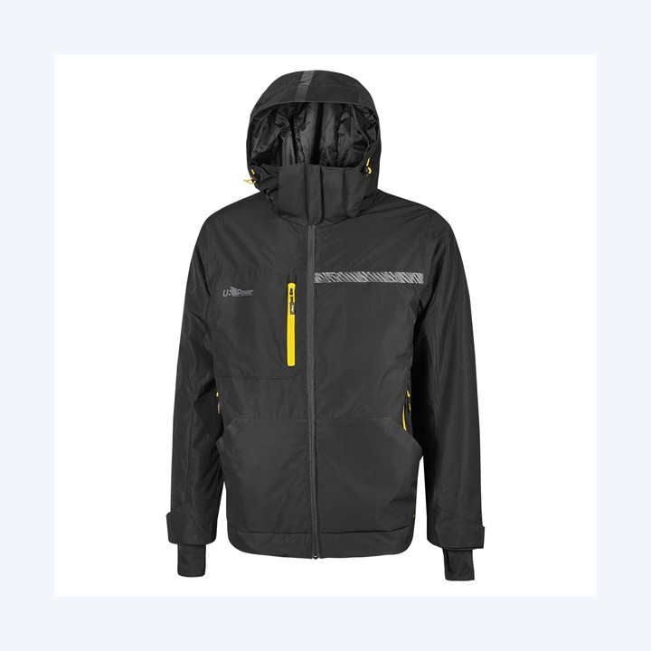 Giacca Wink idrorepellente taglia L nero/giallo U-Power | Ecotempo