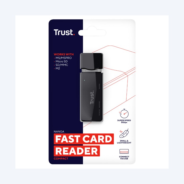 Lettore Card Dalyx Fast USB 3.2 Trust | Ecotempo
