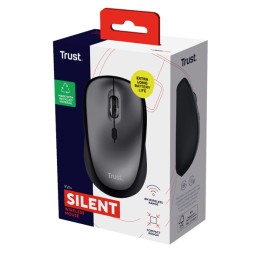 Mouse wireless Yvi+ silenzioso nero Trust | Ecotempo