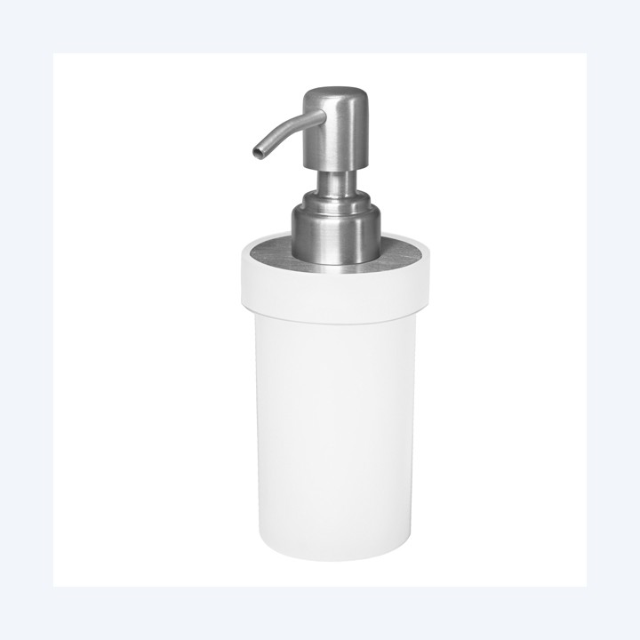 Dispenser sapone da banco PVC bianco Laminart | Ecotempo