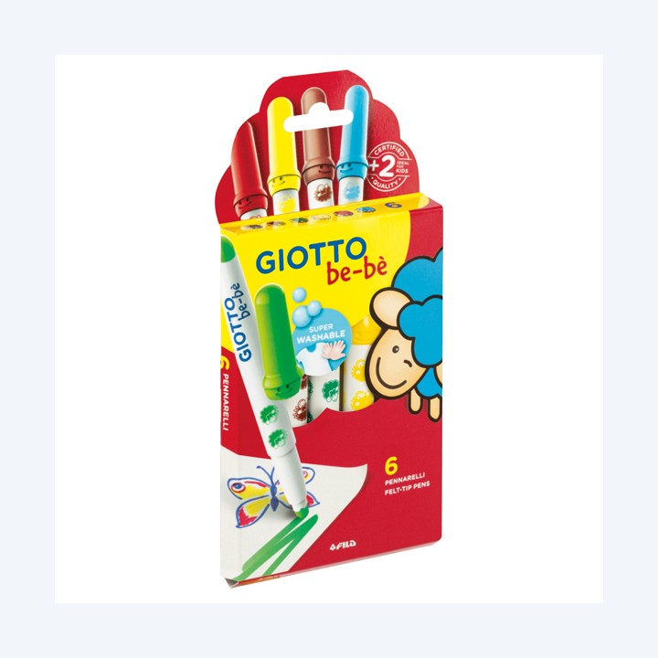 GIOTTO BEBE Pennarelli Bebè colori — 98429 | Ecotempo