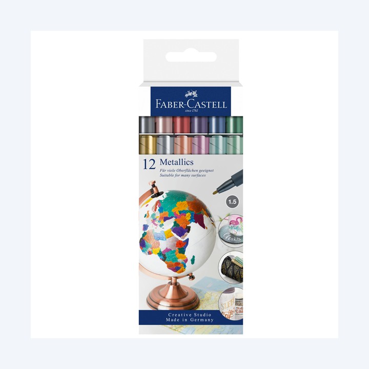 Marcatori colori assoriti metallics — 98448 | Ecotempo