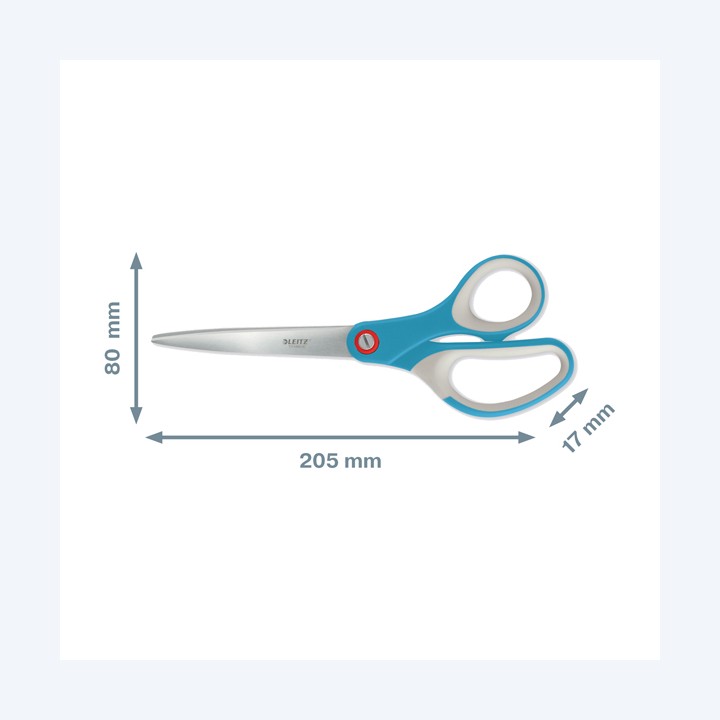 Forbici Cosy 205 mm acciaio blu Leitz | Ecotempo