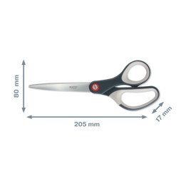 Forbici Cosy 205 mm acciaio grigio Leitz | Ecotempo