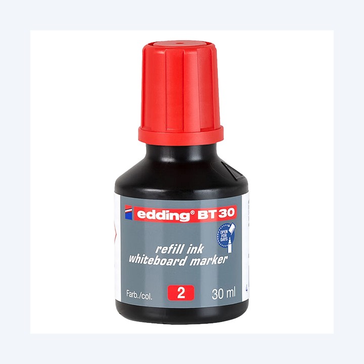 Ricarica inchiostro marcatore BT30 30 ml rosso Edding | Ecotempo