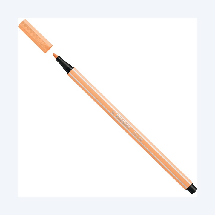 Pennarello Pen 68 arancione pastello 25 Stabilo | Ecotempo