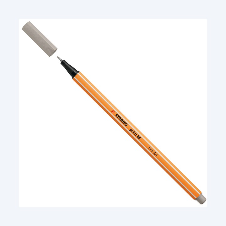 Fineliner Point 88 tratto 0,4 mm grigio — 98731 | Ecotempo