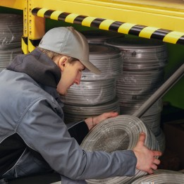 Profilo paracolpi angolare C25R giallo/nero Durable | Ecotempo