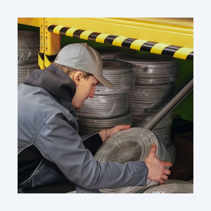 Profilo paracolpi angolare C25R giallo/nero Durable | Ecotempo