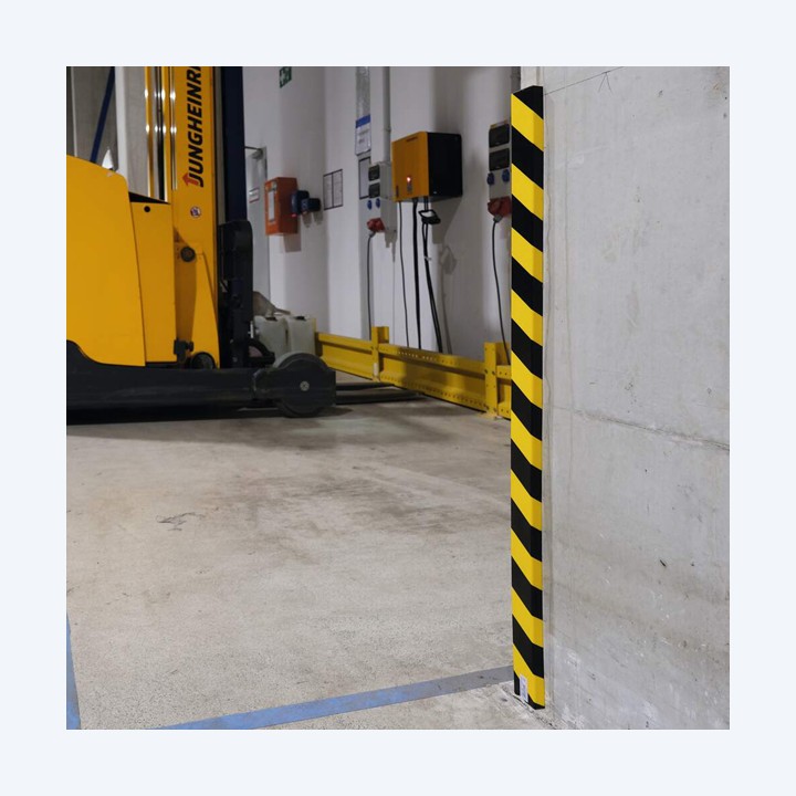 Profilo paracolpi S18 per superfici giallo/nero Durable | Ecotempo