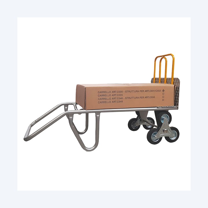 Carrello saliscale 50 x 40 x 132 cm max — 99063 | Ecotempo