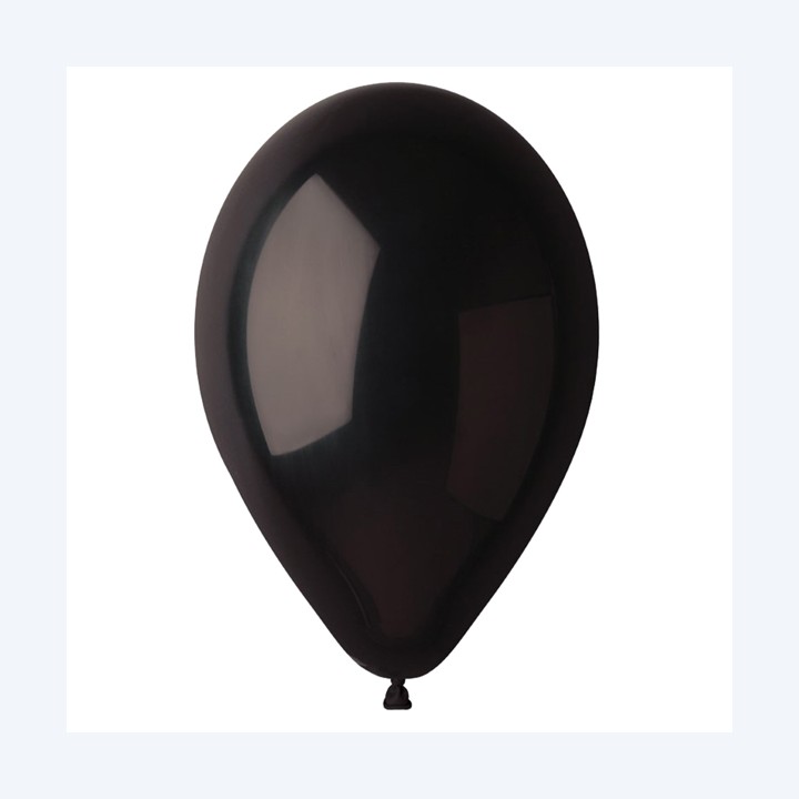 Palloncino diametro 26 cm lattice nero — 99156 | Ecotempo