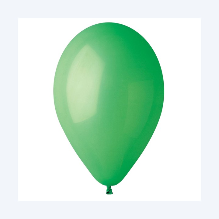 Palloncino diametro 26 cm lattice verde — 99157 | Ecotempo