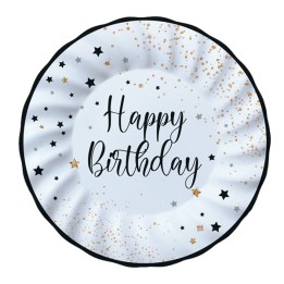Piatto Happy Birthday diametro 25 cm — 99167 | Ecotempo