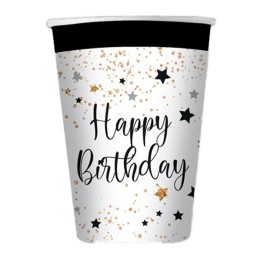 Bicchiere Happy Birthday 200 ml carta — 99169 | Ecotempo