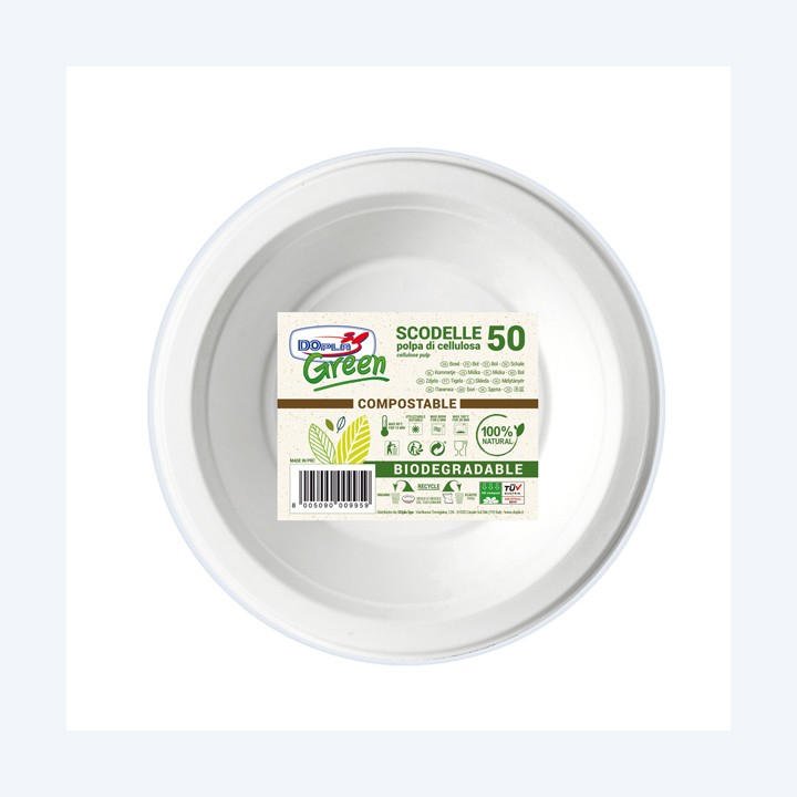 Scodella biodegradabile 450 ml Dopla — 99193 | Ecotempo