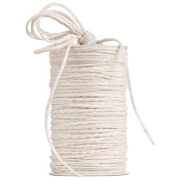 Cordone di canapa 3 mm x 50 m bianco 01 Brizzolari | Ecotempo