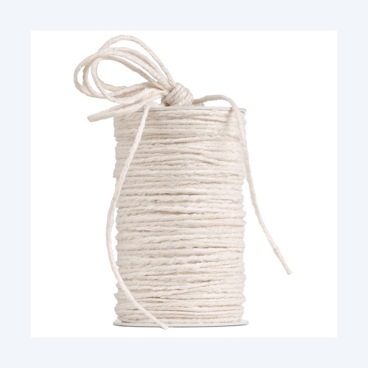 Cordone di canapa 3 mm x 50 m bianco 01 Brizzolari | Ecotempo