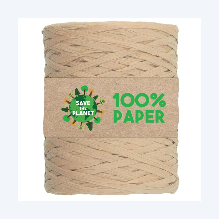 Nastro Rafia 100 m carta beige 32 Brizzolari | Ecotempo