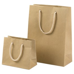 Shopper maniglie cordino cotone 16 x 19 — 99294 | Ecotempo
