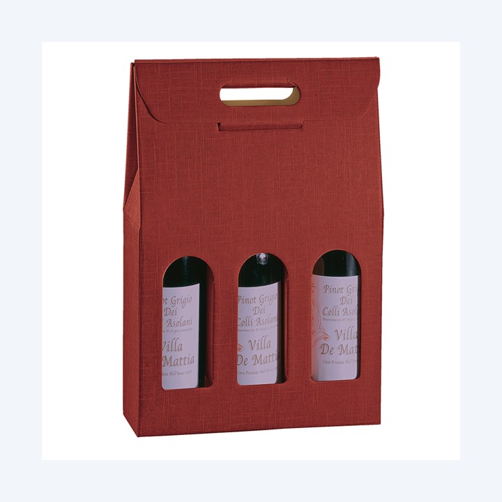 Scatola 3 bottiglie 27 x 9 x 38,5 cm — 99301 | Ecotempo