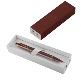 Penna sfera IM Monochrome punta M burgundy Parker | Ecotempo