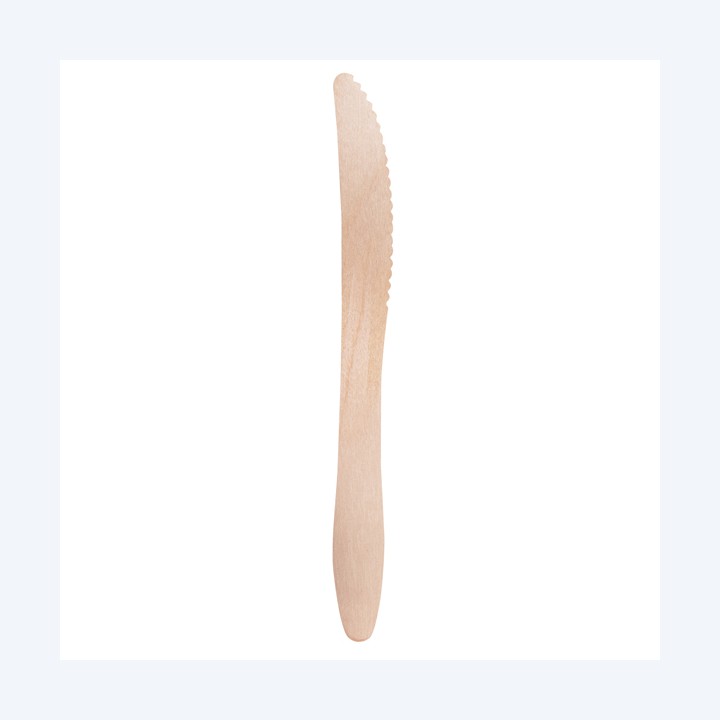 Coltello monouso in legno 16,5 cm — 99427 | Ecotempo