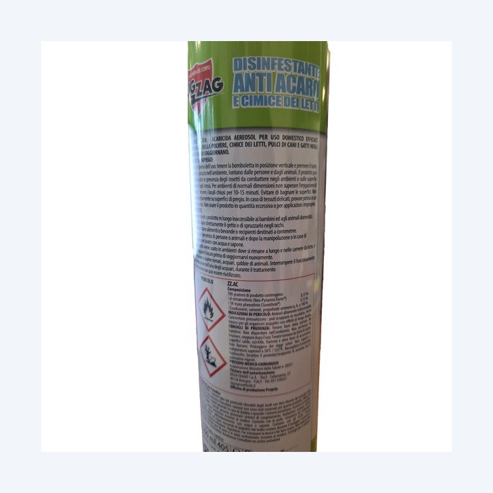 Anti acaro e cimici dei letti bomboletta 300 ml Zig Zag | Ecotempo