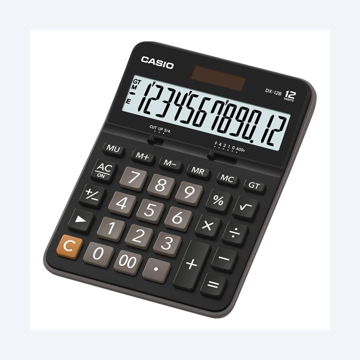 Calcolatrice da tavolo DX-12B 12 cifre nero Casio | Ecotempo