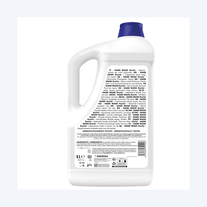 Sapone liquido Hand Wash 5 L karité Sanitec | Ecotempo