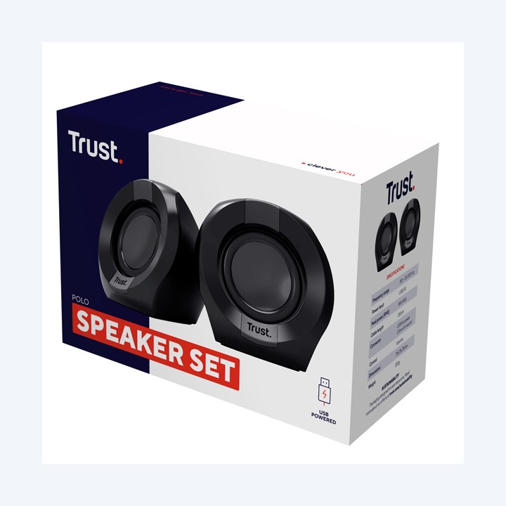 Set di altoparlanti 2.0 Polo Trust | Ecotempo