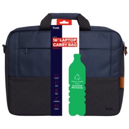 Borsa per laptop Lisboa da 16" blu Trust | Ecotempo