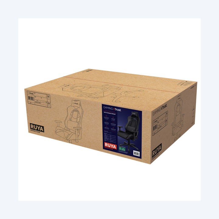 Sedia da Gaming GXT714 Ruya nero Trust | Ecotempo