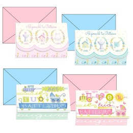 Biglietto auguri Battesimo 11,7 x 17 cm — 99606 | Ecotempo